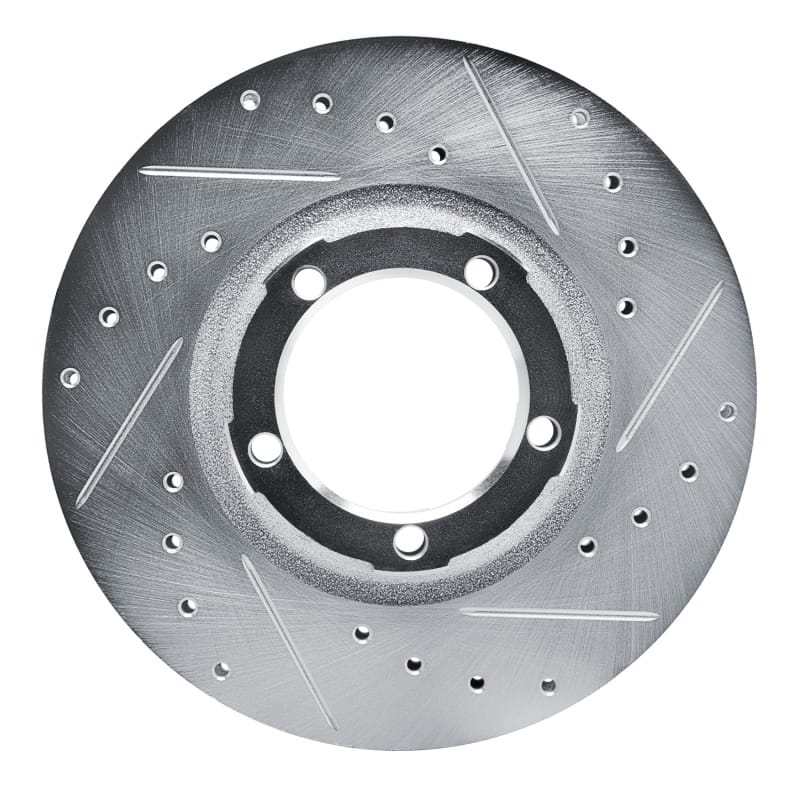 R1 Concepts — R1 87-90 Mitsubishi Van Front Right Drilled & Slotted Silver Brake Rotor
R1 Brake Rotor Drill