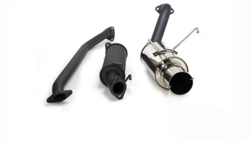 HKS — HKS 02-03 Acura RSX S Hi Power Exhaust w/ Silencer (SUS304 NO COATING)