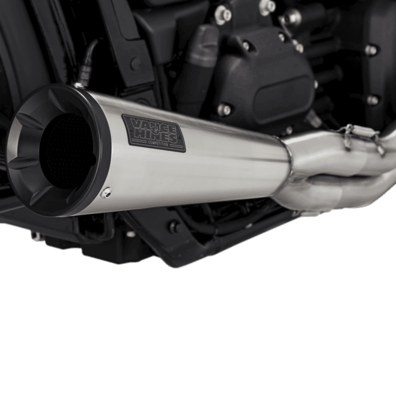 Vance and Hines — Vance & Hines HD Softail Fat Bob 18-22 Upsweep SS 2-1 PCX Full System Exhaust