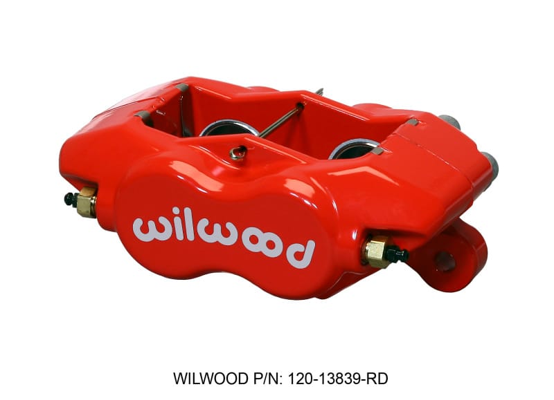 Wilwood — Wilwood Caliper-Forged Dynalite-Red 1.38in Pistons .81in Disc
BRAKE CALIPER