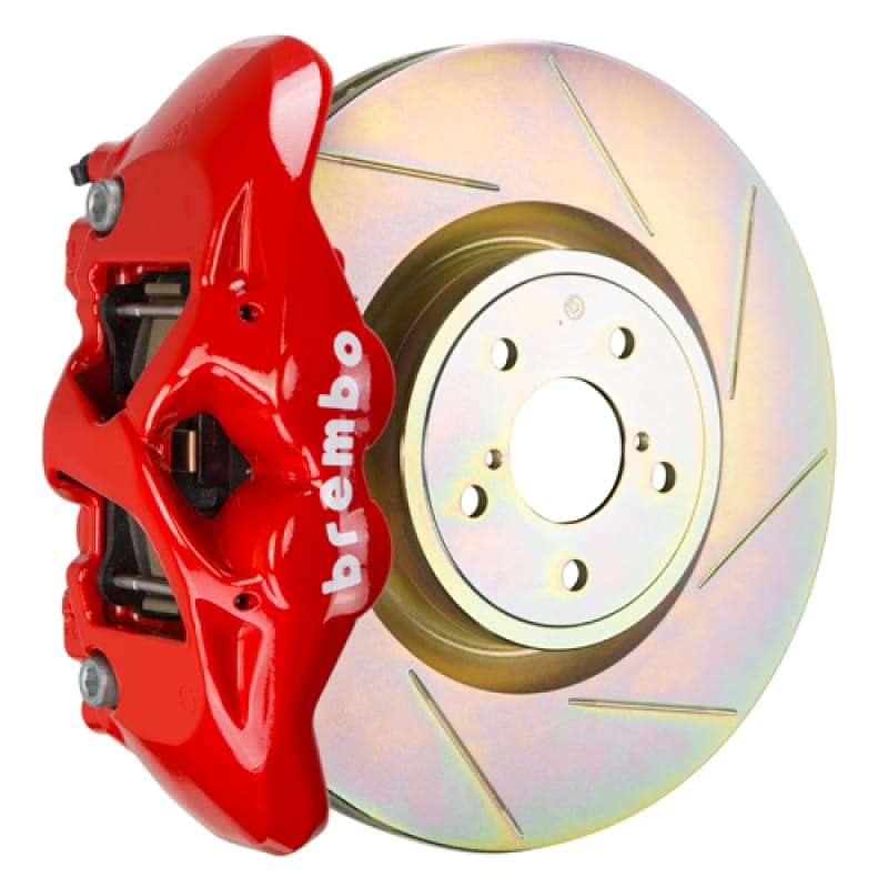 Brembo — Brembo 12-16 Scion FR-S Front GT BBK 4 Piston Cast 326 x30 1pc Rotor Slotted Type1-Red