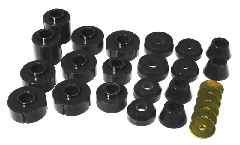 Prothane — Prothane 73-77 Chevy K10 Blazer Body Mount Kit - Black
BODY/SUB-FRAME MNTS