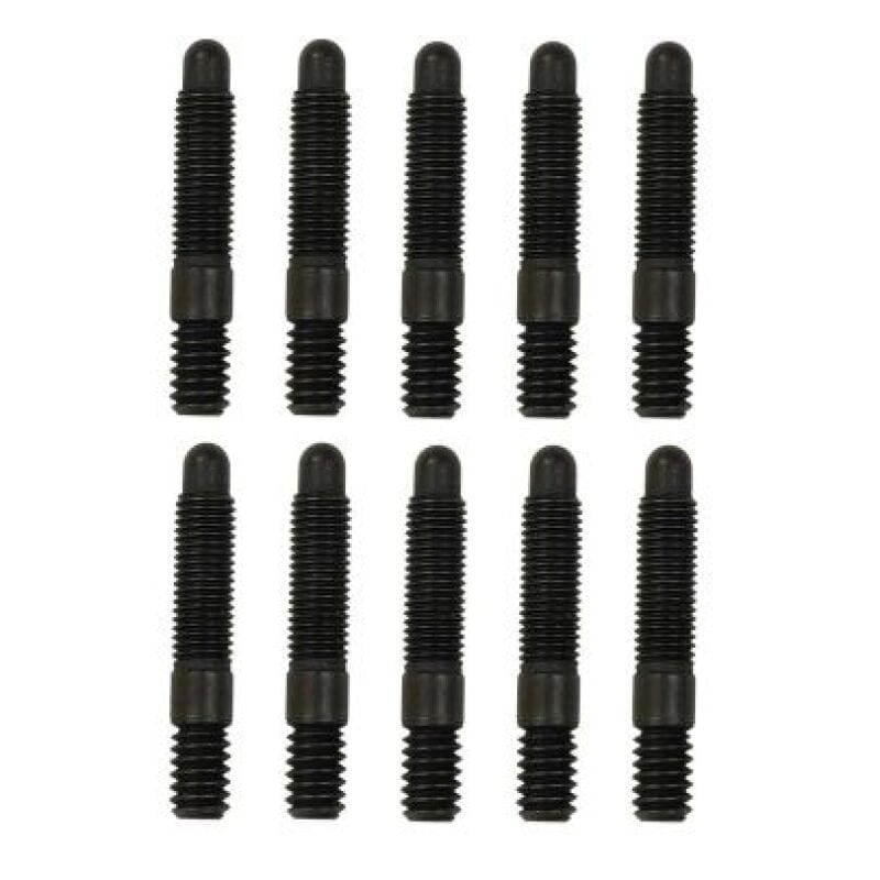 Moroso — Moroso Bullet Nose Black OX Studs - 1/4-20 X 1/4-28 X 1.5 Long (10 Pack)