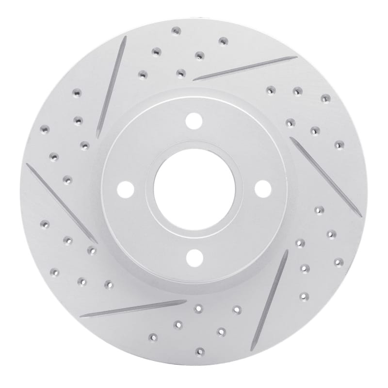 R1 Concepts — R1 14-23 Ford Transit Courier (Mexico) Front Left Drilled & Slotted Geo-Carbon Rotor