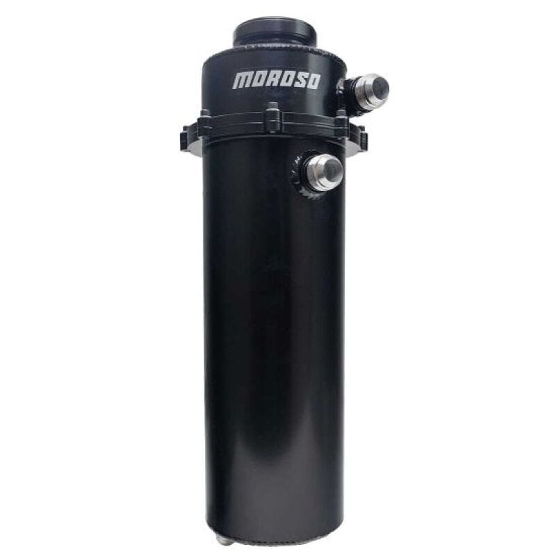 Moroso — Moroso 2 Piece 6in Dia 20in Tall 8qt Dry Sump Tank - Black