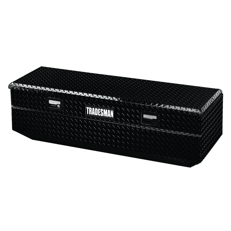 Tradesman — Tradesman Aluminum Flush Mount Truck Tool Box Full/Wide (36in.) - Black