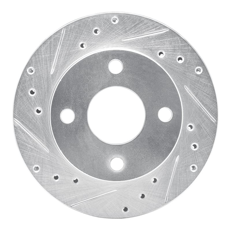 R1 Concepts — R1 81-94 Ford Escort Front Left Drilled & Slotted Silver Brake Rotor
R1 Brake Rotor Drill