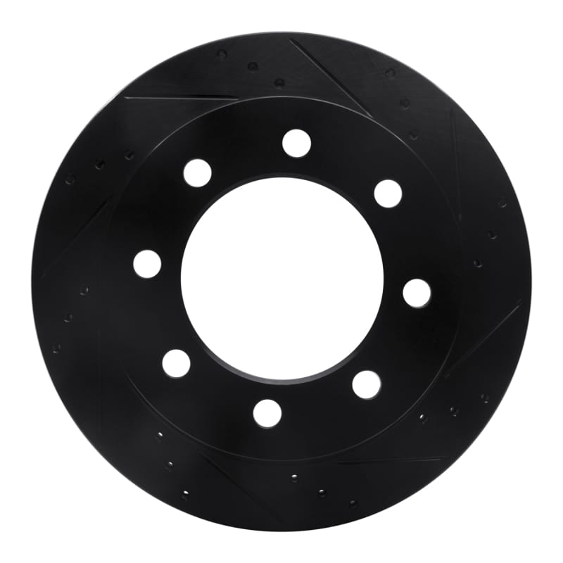 R1 Concepts — R1 03-08 Dodge Ram 3500 Rear Right Drilled & Slotted Black Brake Rotor
R1 Brake Rotor Drill