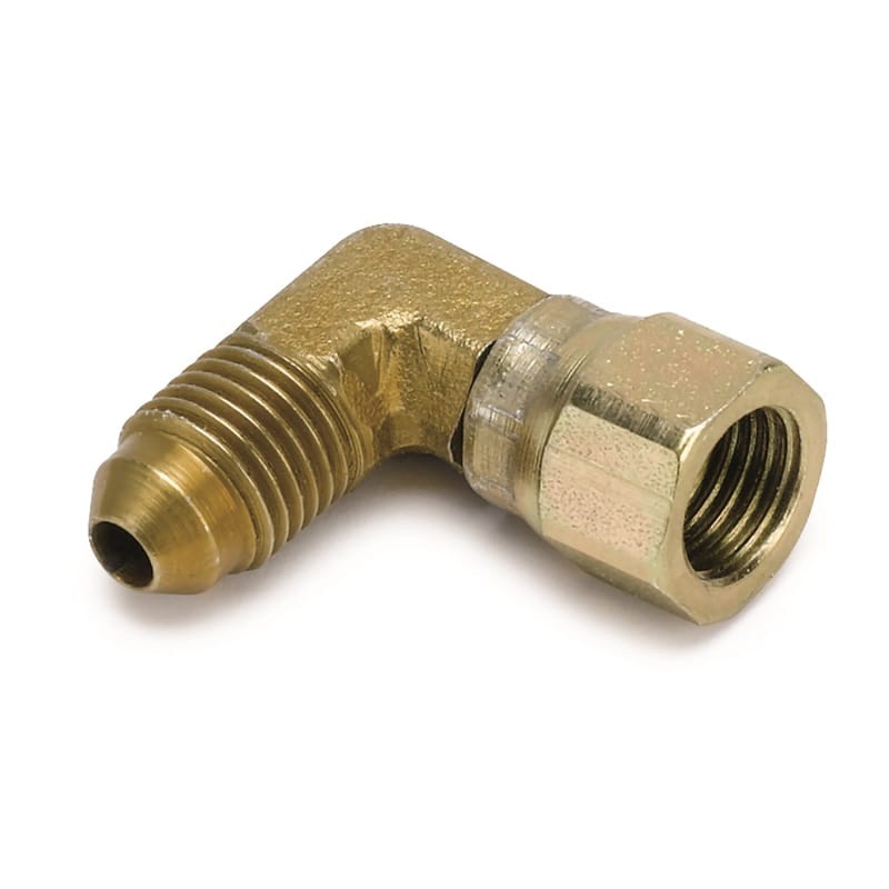 AutoMeter — Autometer -4AN Elbow Fitting - 90 Deg w/ Swivel Nut
FIT ST SWIVL 90 -4AN