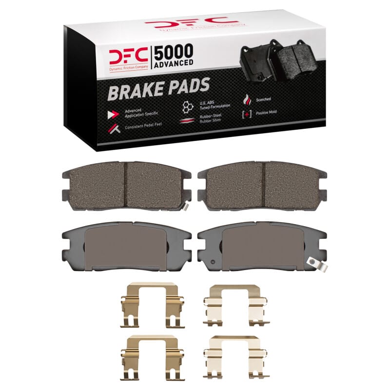 DFC — DFC 92-04 Acura SLX Rear 5000 Advanced Ceramic Brake Pads and Hardware Kit
DFC Brake Pad Set