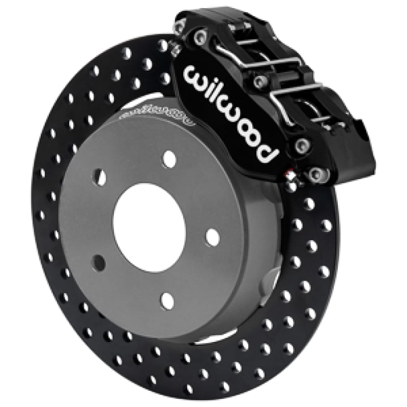 Wilwood — Wilwood 22-23 Polaris RZR Turbo Dynapro 4R Front Brake Kit w/ 11.25in Drilled Rotors - Black
