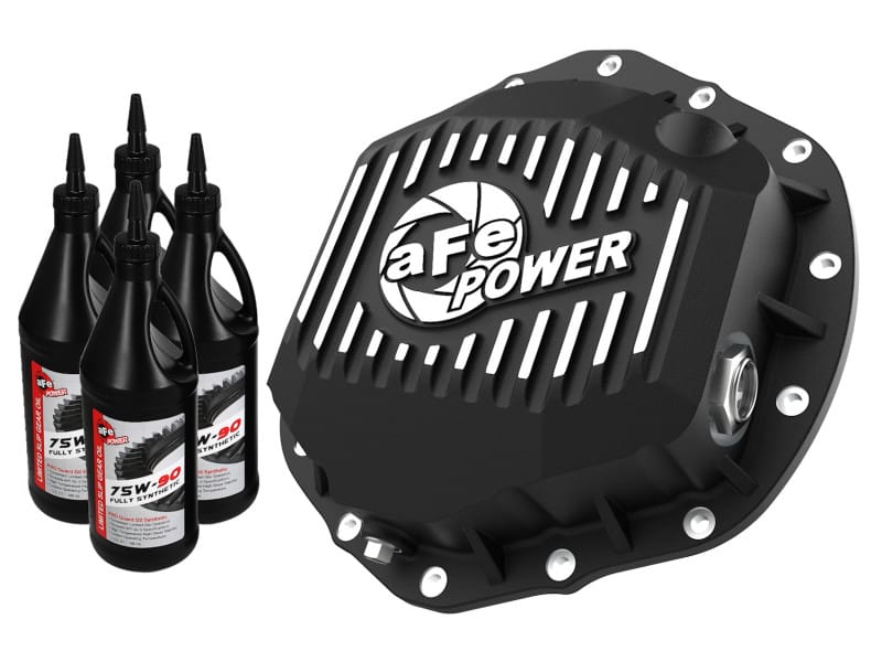aFe — aFe 19-23 Dodge Ram 2500/3500 Pro Series Rear Differential Cover - Black w/ Machined Fins
Differential Cover