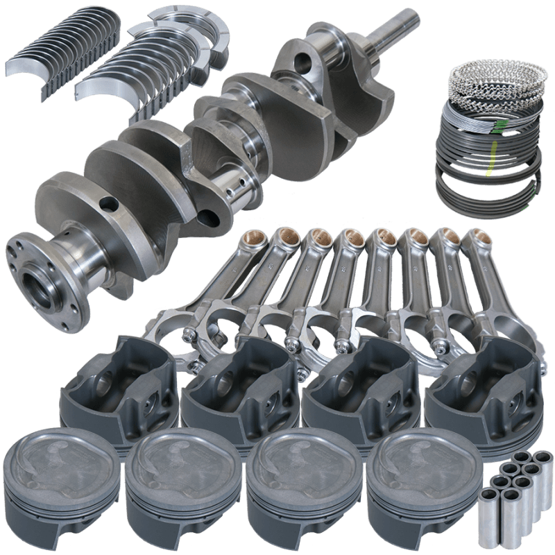 Eagle — Eagle Ford 429/460 4.140in Crank 6.700in I-Beam Rod -28cc Inv Dome 4.440in Pistons Rotating Assembly
Street & Strip Assy