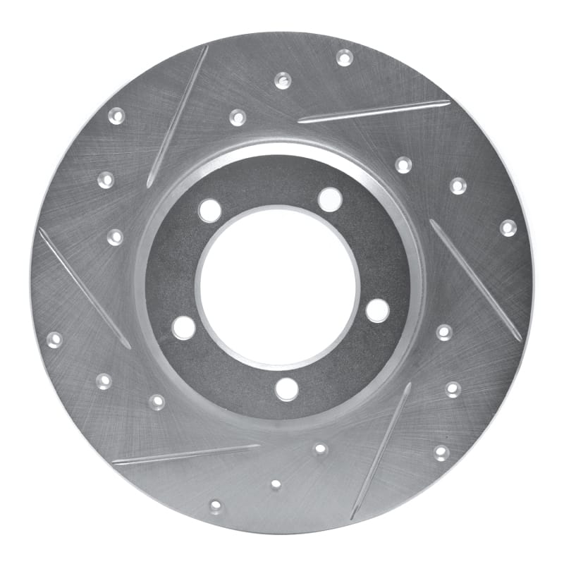 R1 Concepts — R1 75-83 Toyota Pickup Front Left Drilled & Slotted Silver Brake Rotor
R1 Brake Rotor Drill