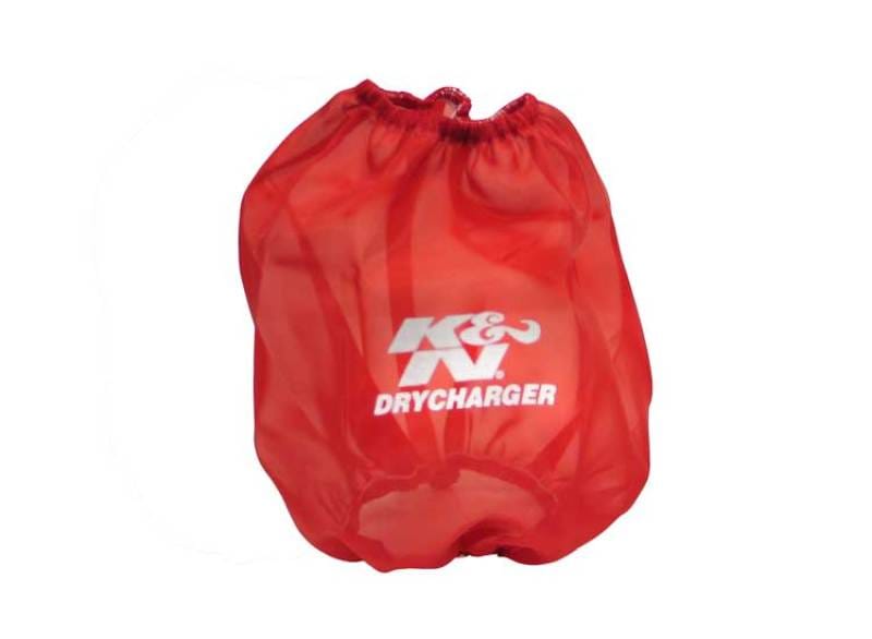 K&N Engineering — K&N Round Tapered Drycharger Air Filter Wrap Red 7.5in Base ID x 5in Top ID x 7.5in H