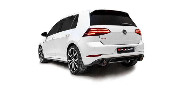 Remus — Remus 2018 Volkswagen GTI Mk VII (Facelift) 2.0L TSI Axle Back Exhaust (Tail Pipes & Conn Tube Req)