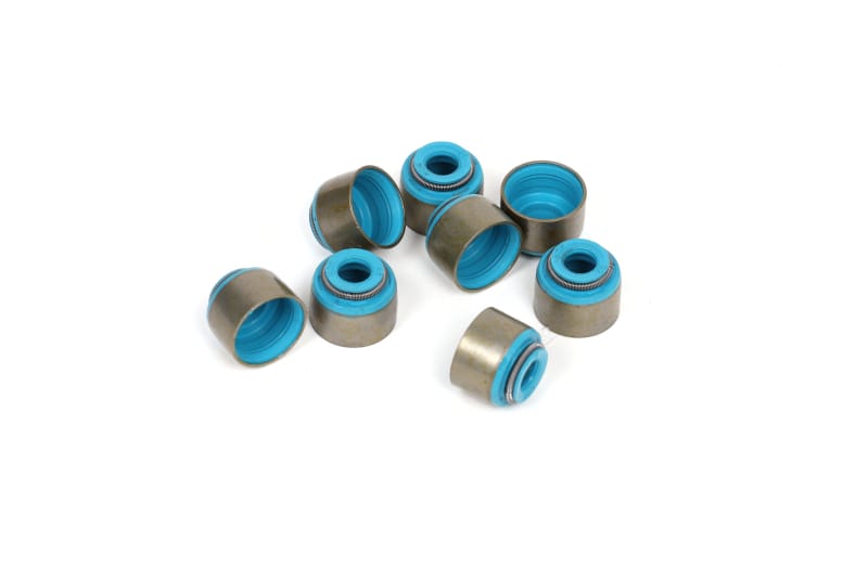 BLOX Racing — BLOX Racing Honda 5.5mm Valve Stem Seals Blue FKM - Set of 16 (Fits Both Intake & Exhaust)