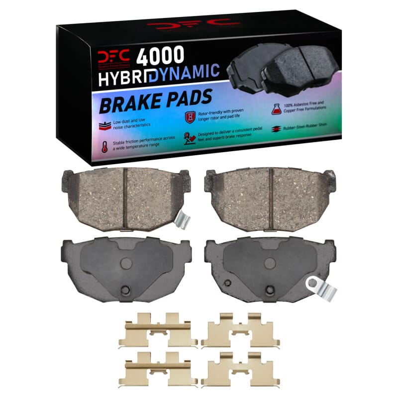 DFC — DFC 81-98 Nissan Maxima Rear 4000 HybriDynamic Brake Pads and Hardware Kit
DFC Brake Pad Set
