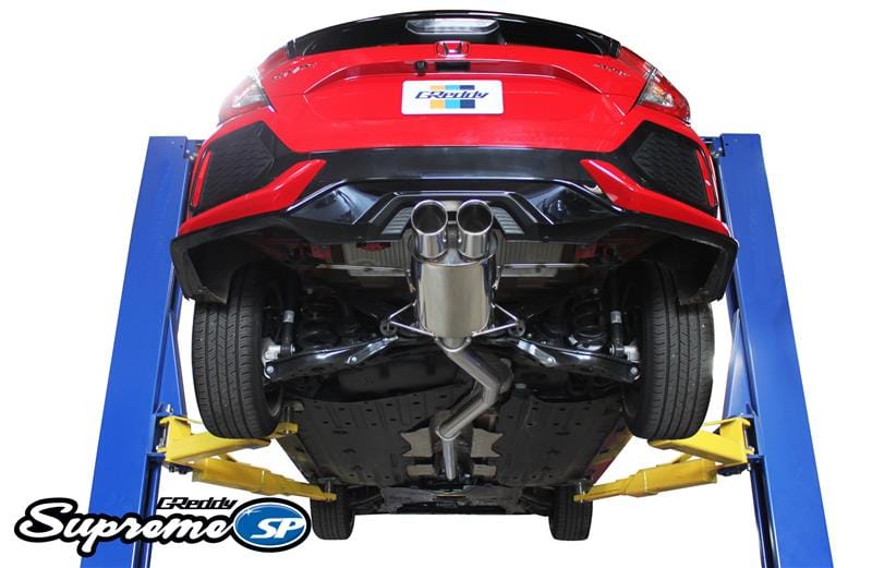 GReddy — GReddy 2017+ Honda Civic Sport Hatchback 76mm Supreme SP Cat-Back Exhaust