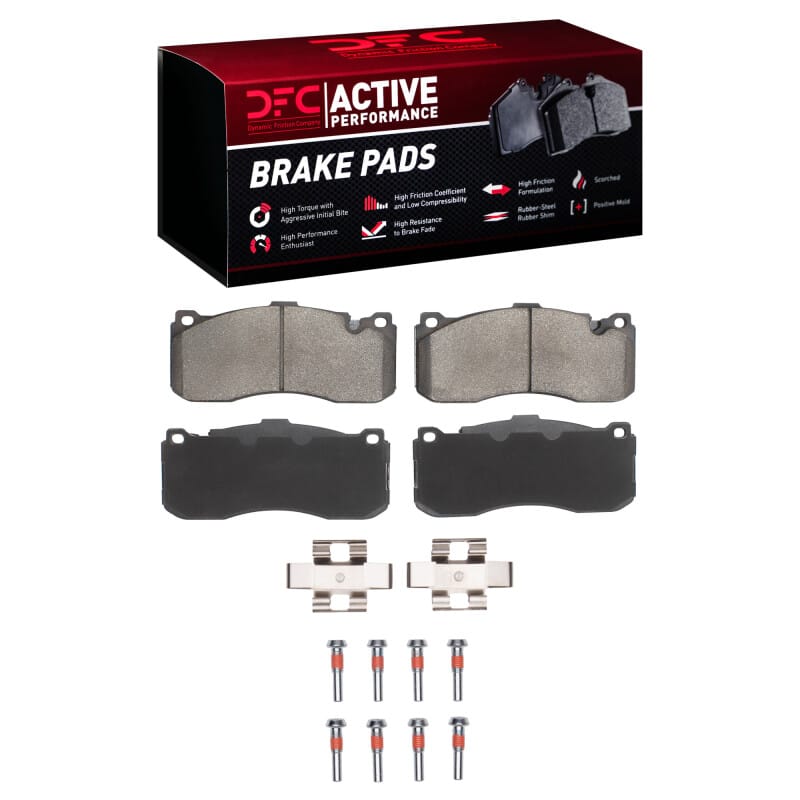 DFC — DFC 06-13 BMW 135IS Front Active Performance Pads and Hardware Kit
DFC Brake Pad Set