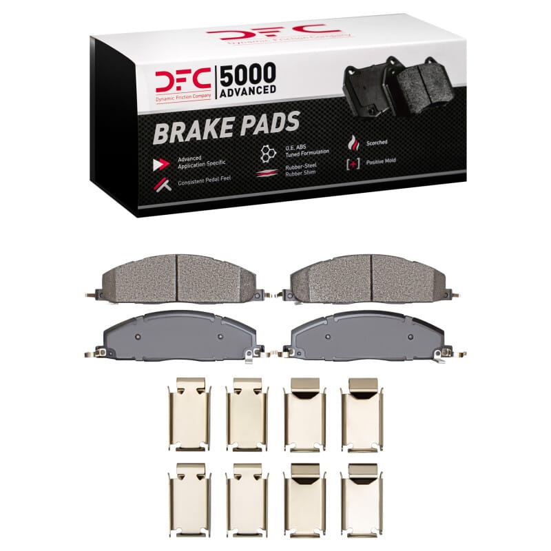 DFC — DFC 09-18 Dodge Ram 2500 Rear 5000 Advanced Semi Metallic Brake Pads and Hardware Kit
DFC Brake Pad Set