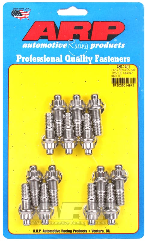 ARP — ARP Olds 350-455 3/8in 12pt SS Header Bolt Kit
