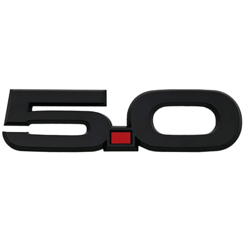 Ford Racing — Ford Racing 15-17 Ford Mustang 5.0L Fender Emblem Black