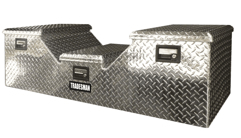 Tradesman — Tradesman Aluminum Flush Mount 5th Wheel Truck Box - Brite