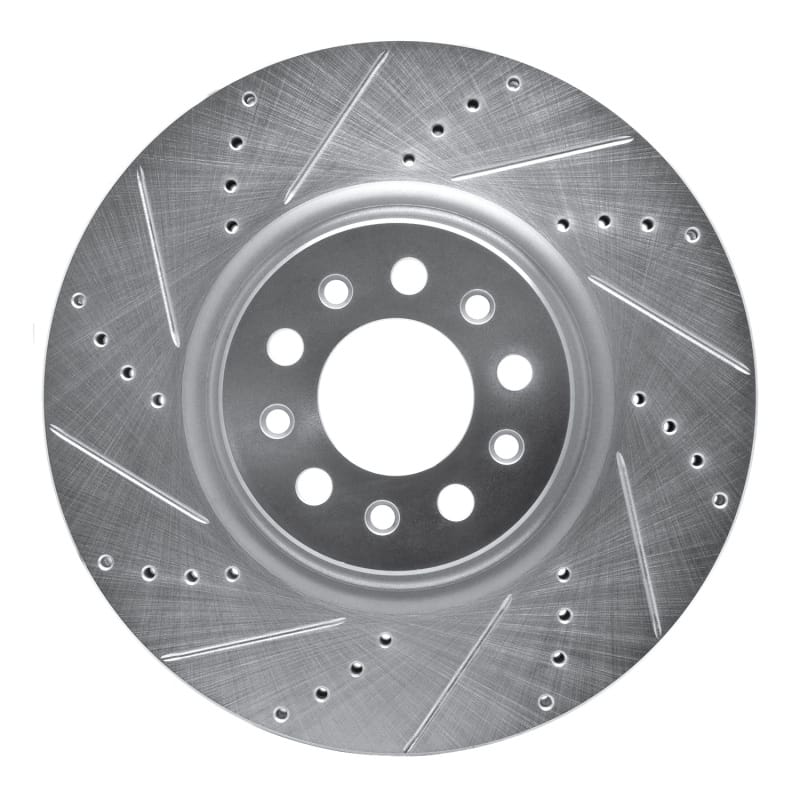 R1 Concepts — R1 14-25 Alfa Romeo Tonale Front Left Drilled & Slotted Silver Brake Rotor
R1 Brake Rotor Drill