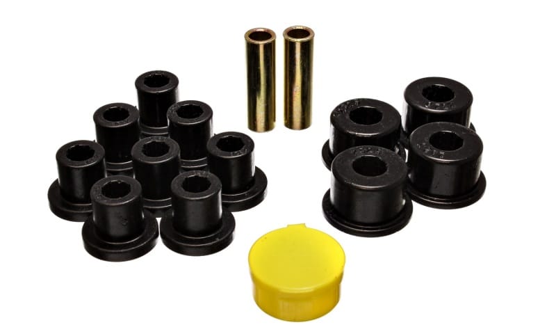 Energy Suspension — Energy Suspension 6/74-80 MG MGB Black Rear Leaf Spring Bushing Set
Leaf Spring Bushing