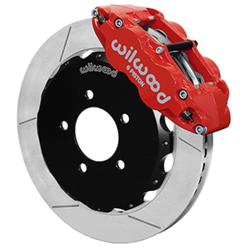Wilwood — Wilwood 13-24 Honda Civic OEM 57mm Forged Narrow Superlite 6R Big Brake Front Brake Kit - Red