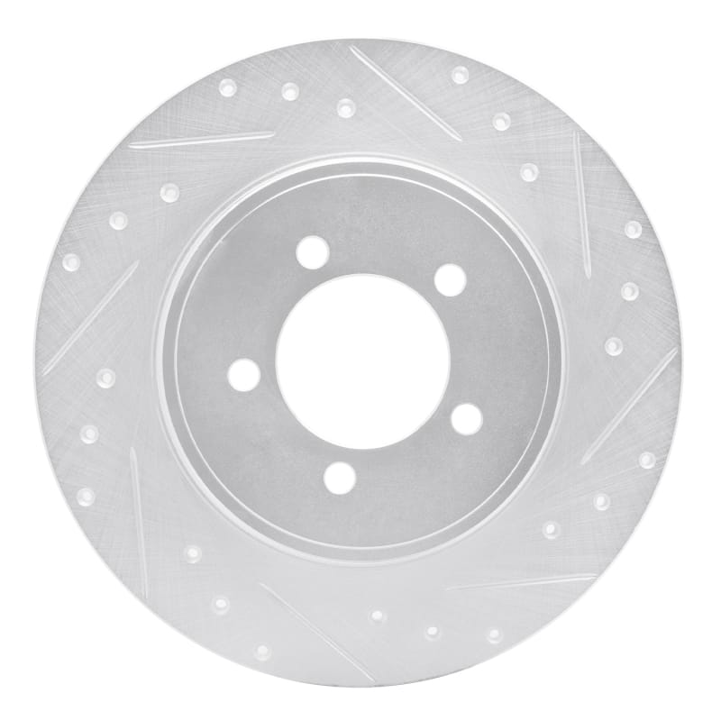 R1 Concepts — R1 03-05 Lincoln AVIATOR Rear Right Drilled & Slotted Silver Brake Rotor
R1 Brake Rotor Drill