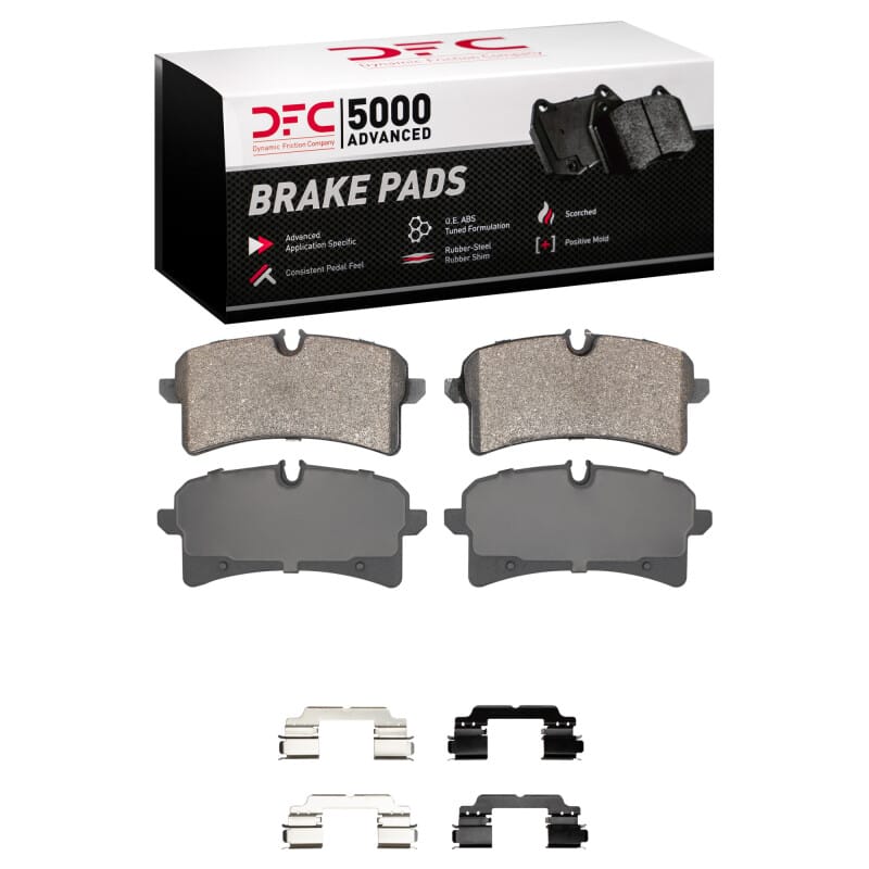 DFC — DFC 15-18 Porsche Macan Rear 5000 Advanced Low Metallic Brake Pads and Hardware Kit
DFC Brake Pad Set
