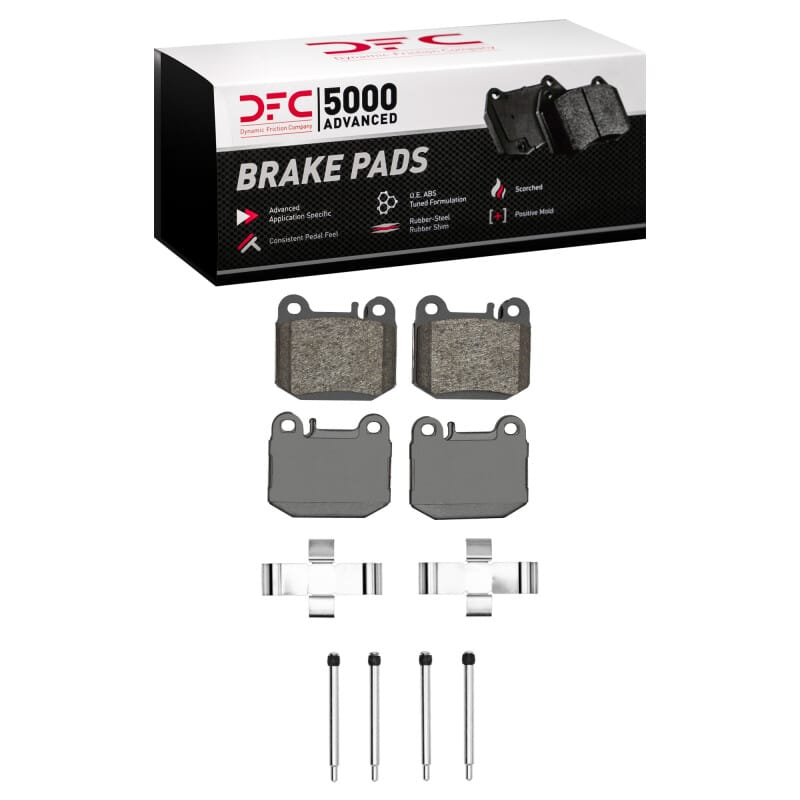 DFC — DFC 00-05 Mercedes-Benz ML430 Rear 5000 Advanced Low Metallic Brake Pads and Hardware Kit
DFC Brake Pad Set