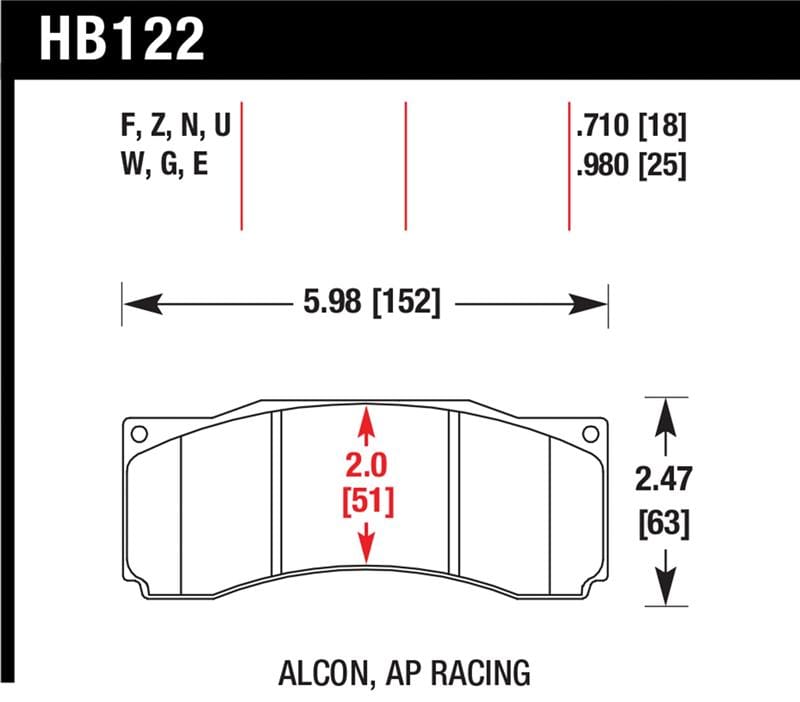 Hawk Performance — DTC-70 Disc Brake Pad