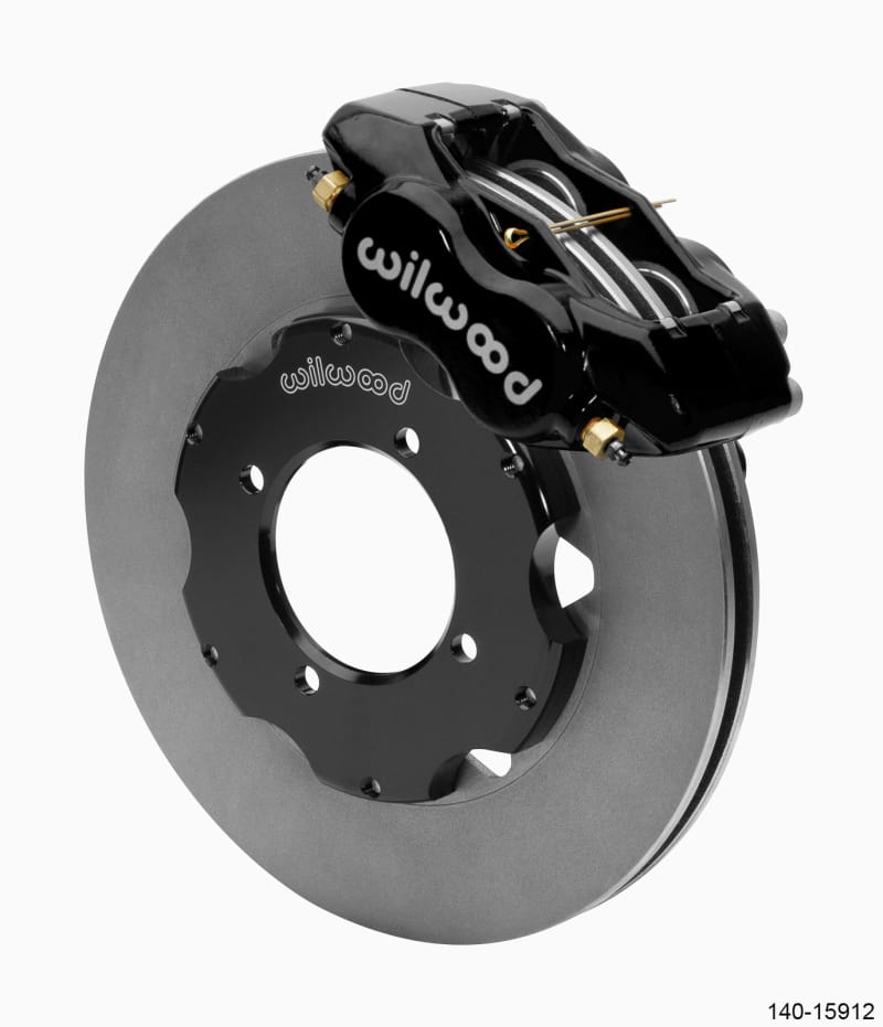 Wilwood — Wilwood Dynalite Front Big Brake Kit 11.00in ULHP-30 Vane Plain Face Rotors - Black
BRAKE KIT