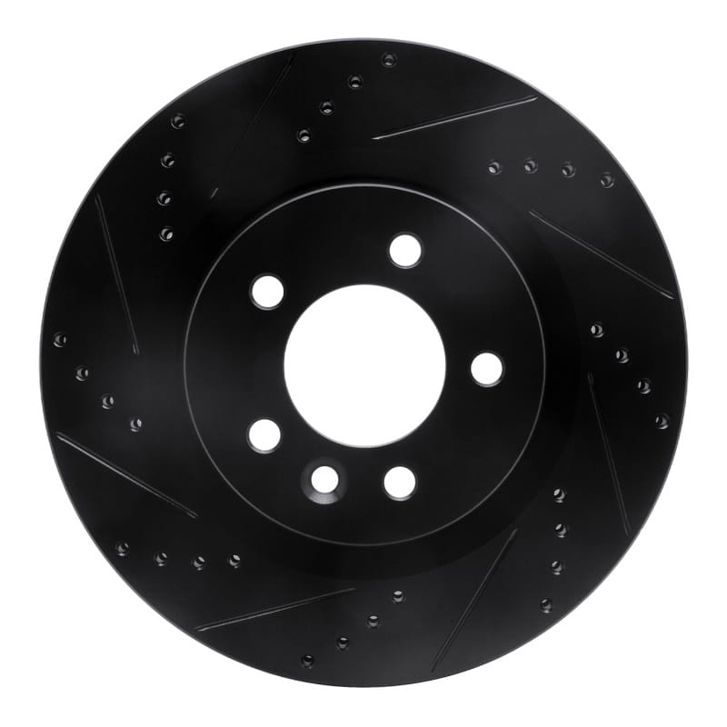 R1 Concepts — R1 05-09 Land Rover LR3 Front Left Drilled & Slotted Black Brake Rotor
R1 Brake Rotor Drill