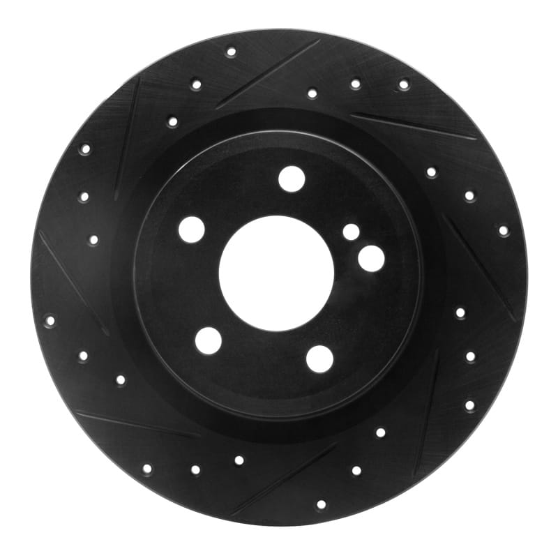 R1 Concepts — R1 12-20 Mercedes-Benz SLC300 Rear Left Drilled & Slotted Black Brake Rotor
R1 Brake Rotor Drill