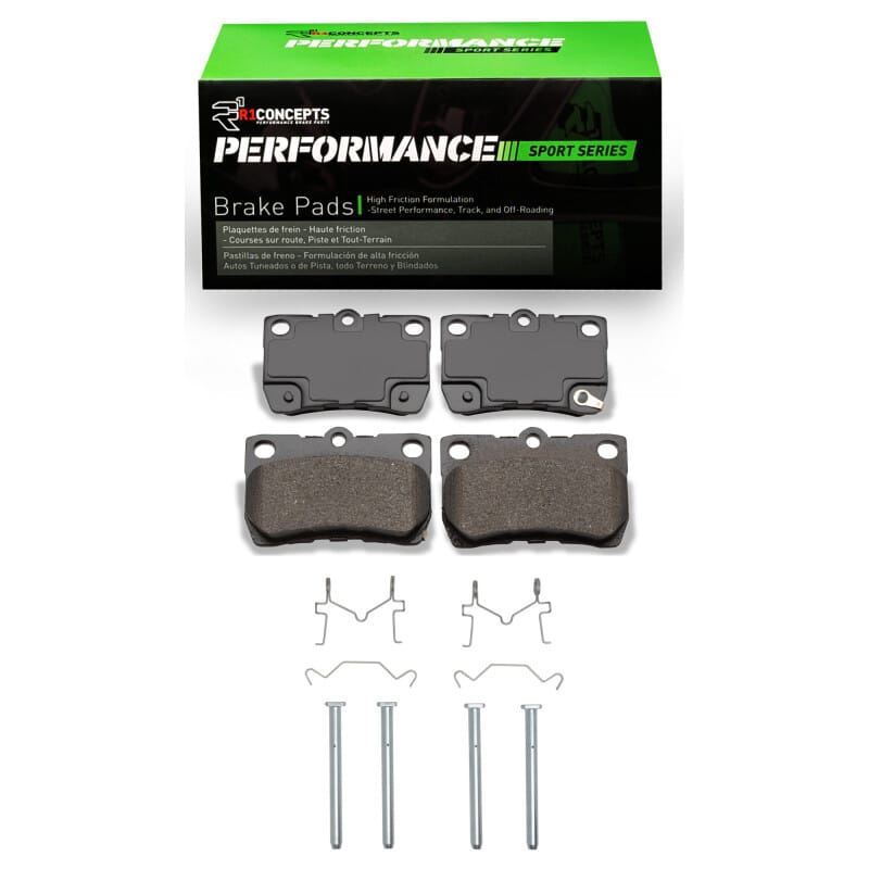 R1 Concepts — R1 06-13 Lexus GS300 Rear Performance Sport Pads & Hardware Kit
R1 Performance Sport
