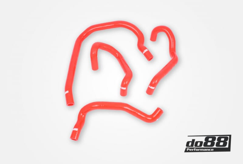 do88 — do88 Audi/Seat/Volkswagen 2.0T (MQB) Remote Radiator Coolant Hoses (Left) - Red