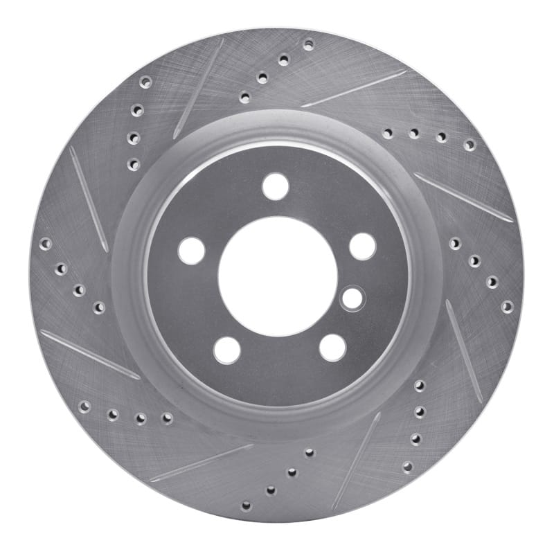 R1 Concepts — R1 06-09 Land Rover Range Rover Front Left Drilled & Slotted Silver Brake Rotor
R1 Brake Rotor Drill