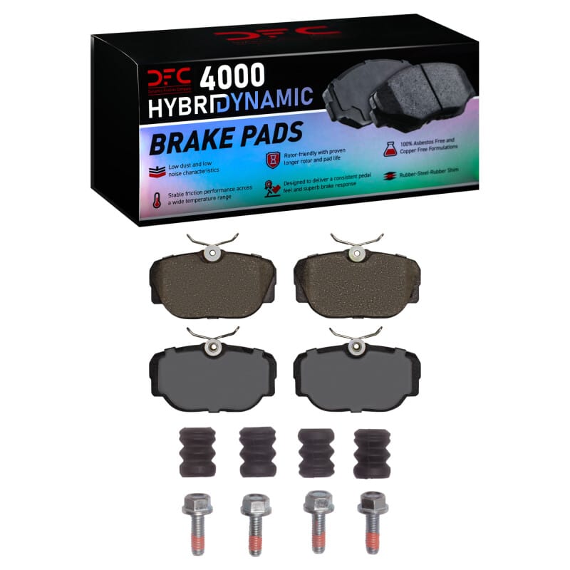 DFC — DFC 83-91 BMW 325E Front 4000 HybriDynamic Brake Pads and Hardware Kit
DFC Brake Pad Set