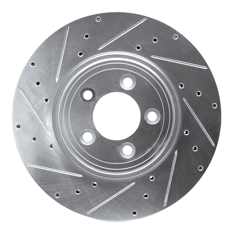 R1 Concepts — R1 06-10 Jaguar XF Front Left Drilled & Slotted Silver Brake Rotor
R1 Brake Rotor Drill
