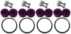 Torque Solution — Torque Solution Billet Bumper Quick Release Kit Combo (Purple): Universal