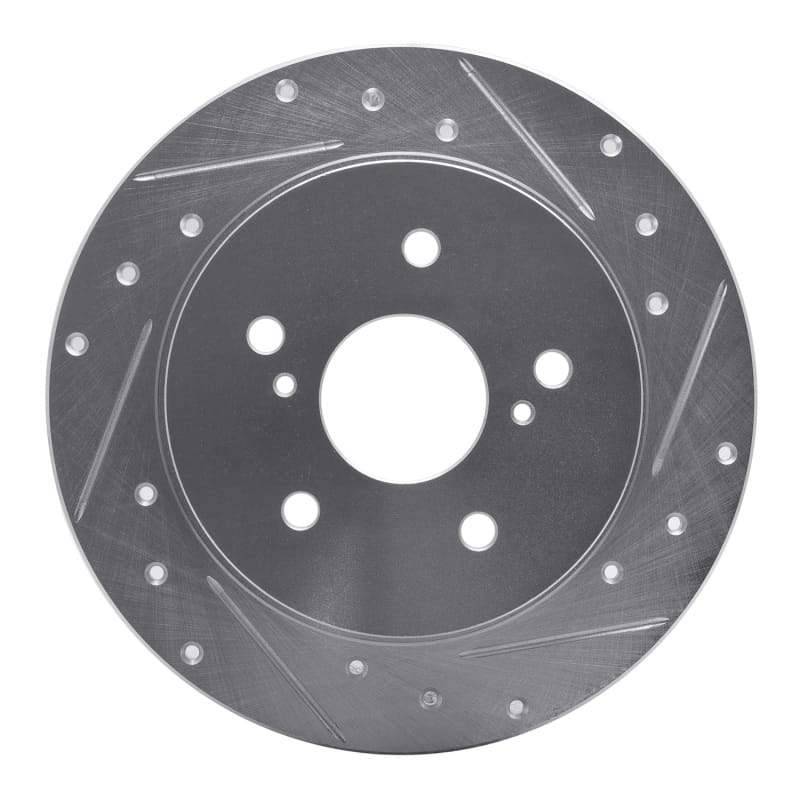 R1 Concepts — R1 07-14 Suzuki SX4 Rear Right Drilled & Slotted Silver Brake Rotor
R1 Brake Rotor Drill