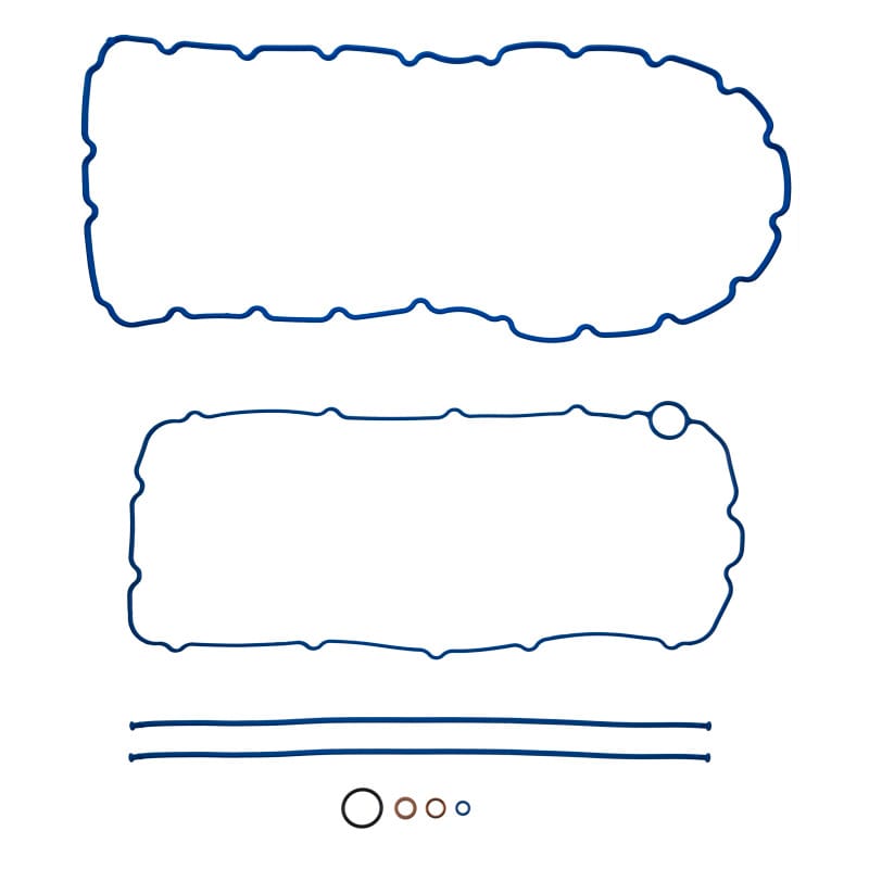 Fel-Pro — Fel-Pro Ford F-250 Super Duty OS 30894 R Engine Oil Pan Gasket Set 0 Bolt Hole One Piece Gasket