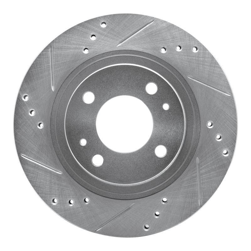 R1 Concepts — R1 12-17 Mitsubishi I-MIEV Front Left Drilled & Slotted Silver Brake Rotor
R1 Brake Rotor Drill