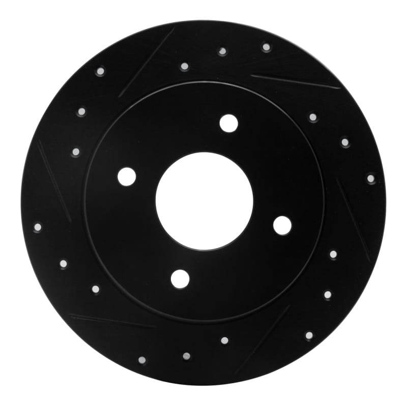 R1 Concepts — R1 79-81 Nissan 200SX Rear Left Drilled & Slotted Black Brake Rotor
R1 Brake Rotor Drill