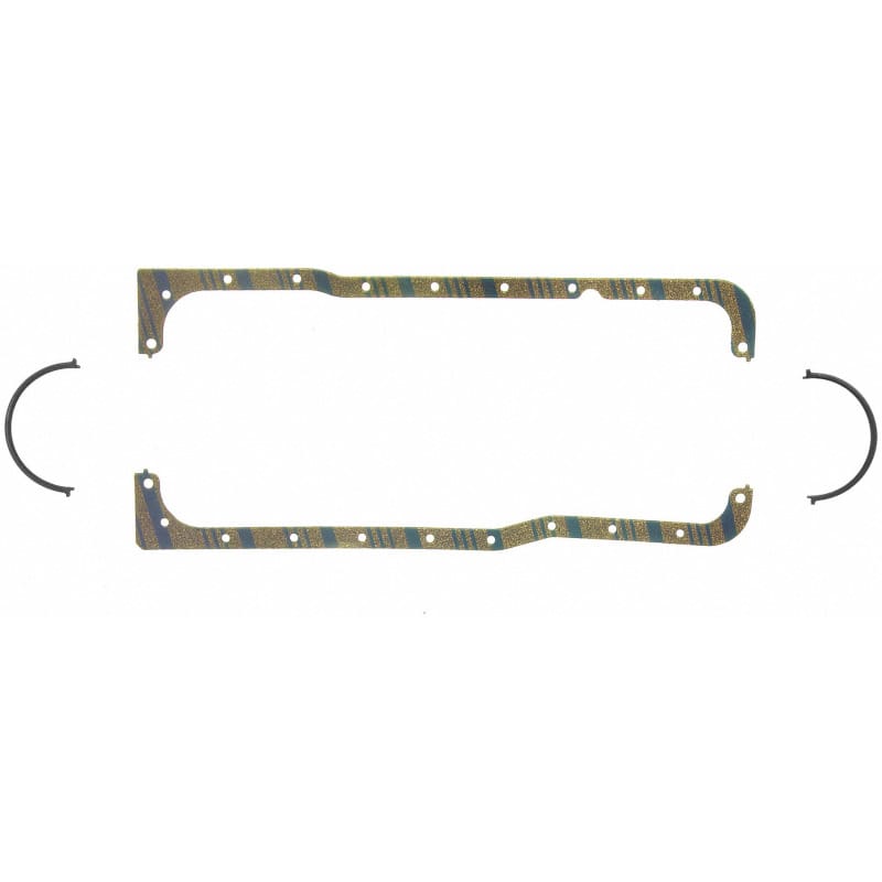 Fel-Pro — Fel-Pro Ford F-150 Engine Oil Pan Gasket Set Blue Stripe cork-rubber