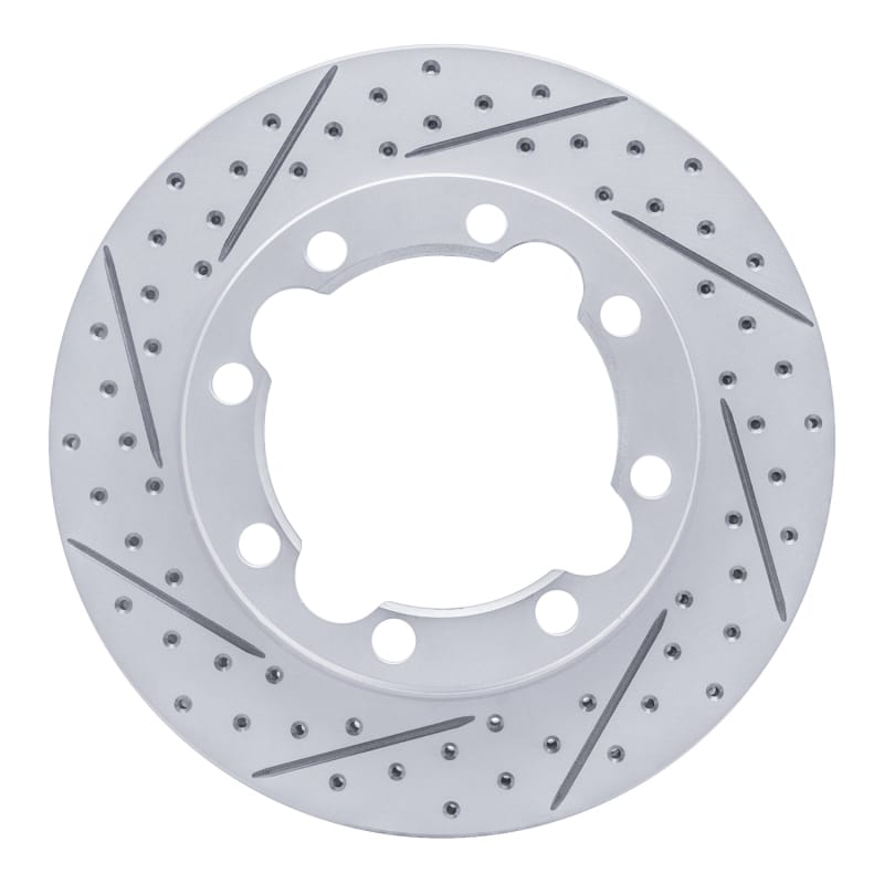 R1 Concepts — R1 92-00 Chevrolet K3500 Front Left Drilled & Slotted Geo-Carbon Rotor